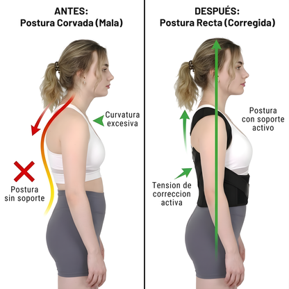 Corrector de postura ajustable PostureFlex™