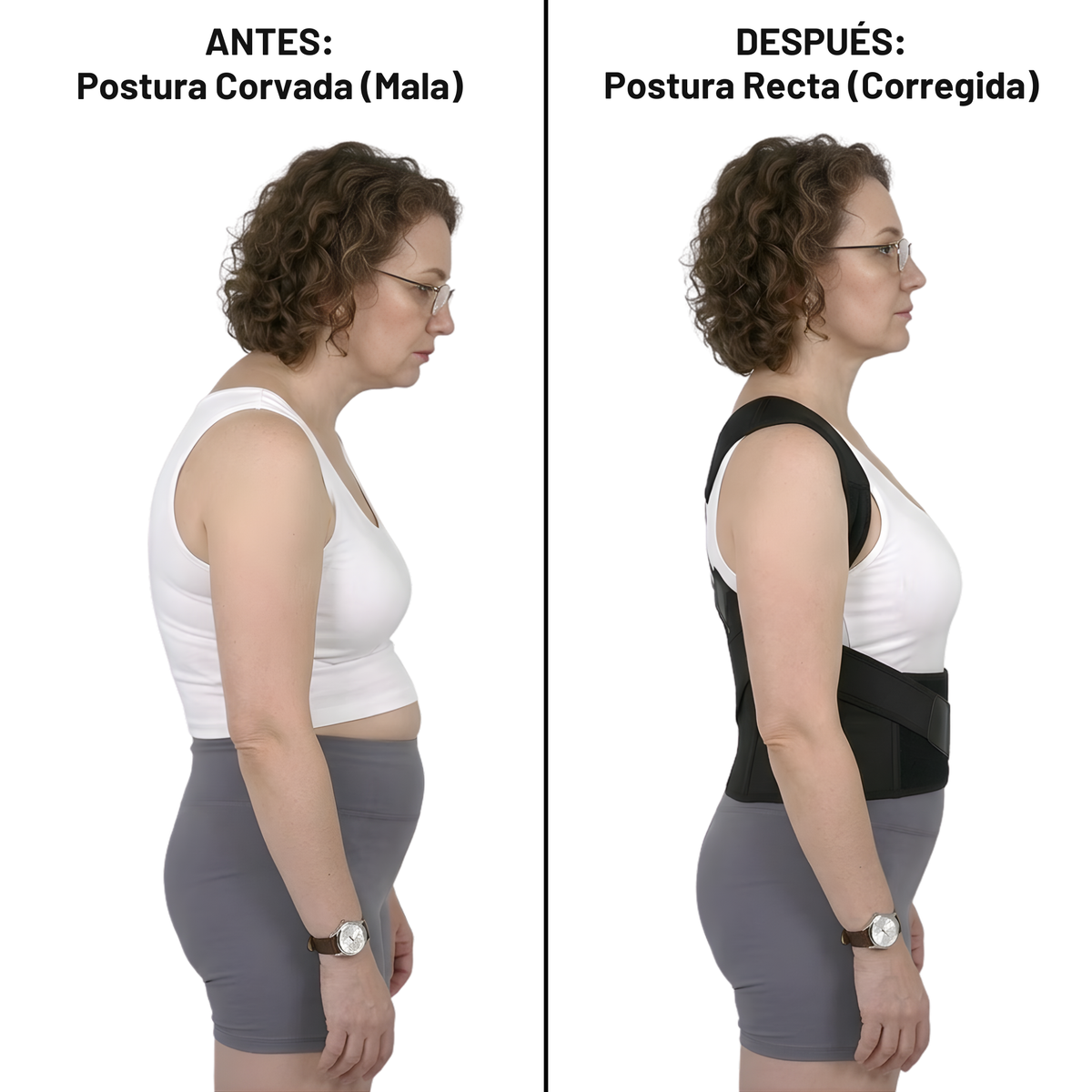 Corrector de postura ajustable PostureFlex™